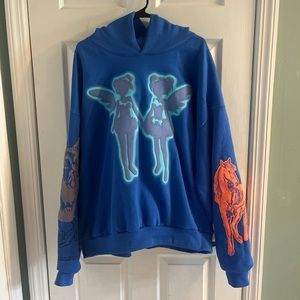 DRAKE SWEATSHIRT FATD ITS ALL A BLUR TOUR MERCH